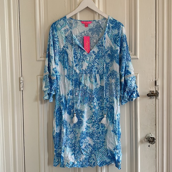 🌟 24-Hour Deal Lilly Pulitzer Azita Tunic Dress - Picture 3 of 8